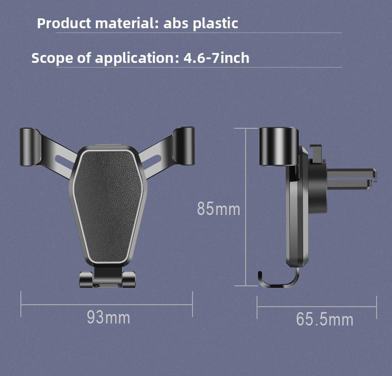 2-Pack Heavy Duty Car Vent Phone Mount with Strong Grip