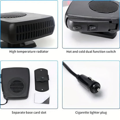 200W Car Heater & Defroster – Quick Heating & Cooling