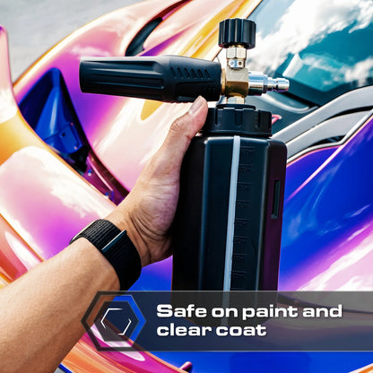 High-Performance Foam Cannon with 1000ml Capacity & Quick Connect