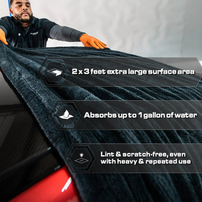 Twisted Loop Microfiber Drying Towel 1300 GSM