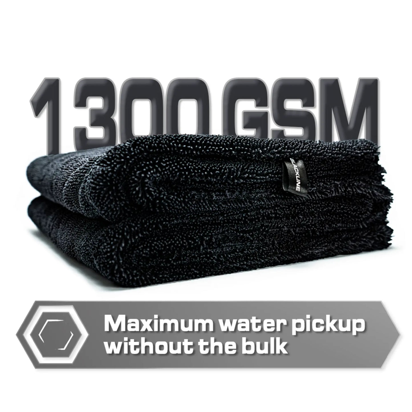 Twisted Loop Microfiber Drying Towel 1300 GSM
